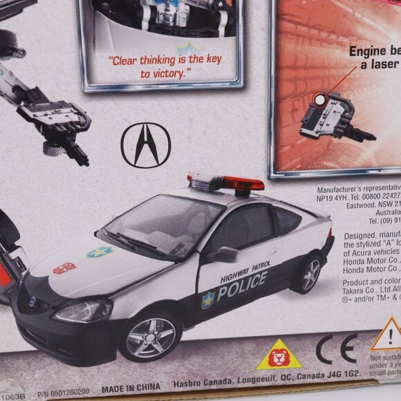 New TRANSFORMERS Alternators PROWL Acura RSX Sealed Rare #16 Police Car 2005 - Picture 11 of 12